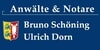 Kundenlogo von Bruno Schöning und Ulrich Dorn Rechtsanwaltskanzlei