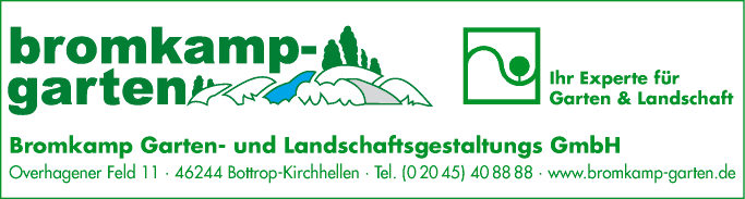 Anzeige BROMKAMP Garten- u. Landschaftsgestaltungs GmbH