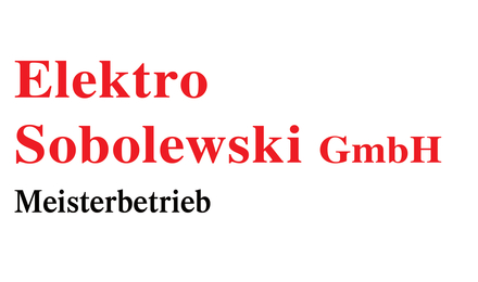 Kundenlogo von Elektro Sobolewski GmbH Elektro-Meisterbetrieb