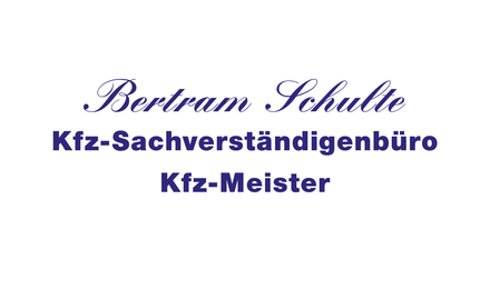 Kundenlogo von Bertram Schulte KFZ-Sachverständiger