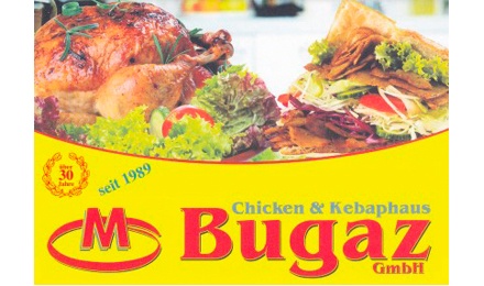 Kundenlogo von Bugaz Chicken- & Kebaphaus