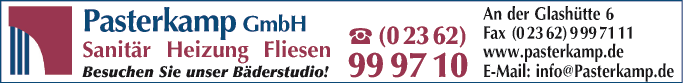 Anzeige Pasterkamp