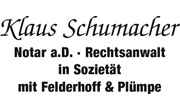 Kundenlogo Klaus Schumacher Rechtsanwalt u. Notar a.D. in Sozietät mit Felderhoff & Plümpe