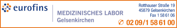 Anzeige Eurofins Medizinisches Labor Gelsenkirchen