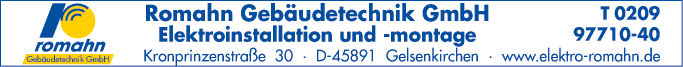 Anzeige Romahn Gebäudetechnik GmbH