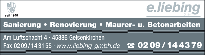 Anzeige Liebing E. GmbH