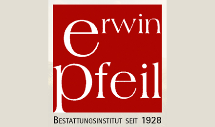 Kundenlogo von Bestattungsunternehmen Erwin Pfeil GmbH