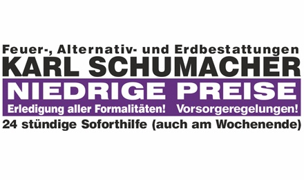 Kundenlogo von Bestattungen Schumacher Karl