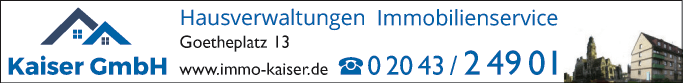 Anzeige Kaiser GmbH