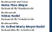 Kundenlogo Meyer und Rudel Rechtsanwälte und Notarin