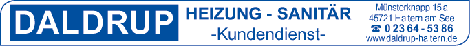 Anzeige DALDRUP LUDGER GmbH