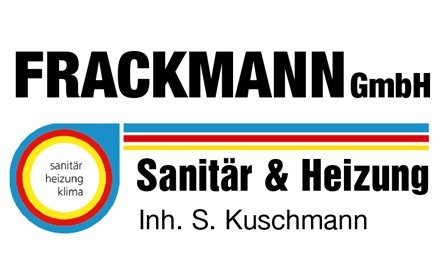 Kundenlogo von Frackmann GmbH Sanitär / Heizung / Bauklempnerei