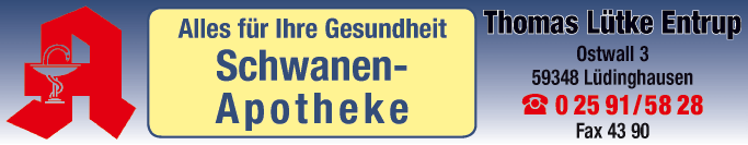 Anzeige Schwanen-Apotheke Thomas Lütke-Entrup