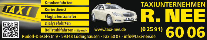 Anzeige Taxi Nee