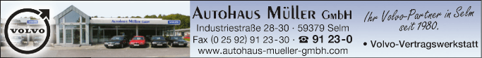 Anzeige VOLVO Autohaus Müller GmbH