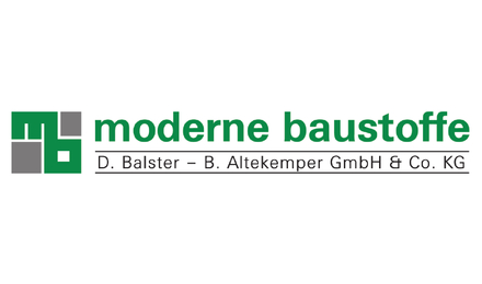 Kundenlogo von moderne baustoffe D. Balster - B. Altekemper GmbH & Co. KG
