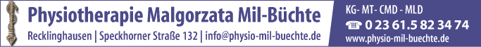 Anzeige Mil-Büchte, Malgorzata Physiotherapie