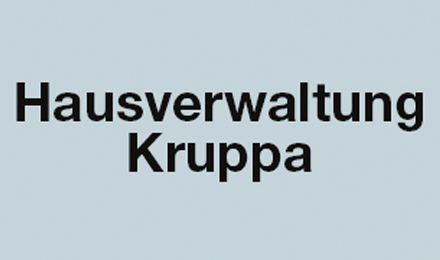 Kundenlogo von Hausverwaltung Kruppa Karin