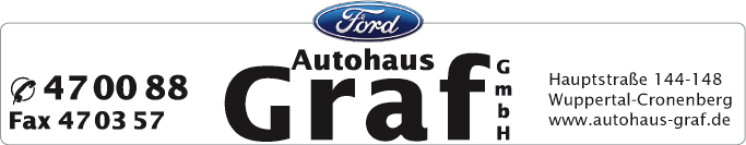 Anzeige Ford Autohaus Graf