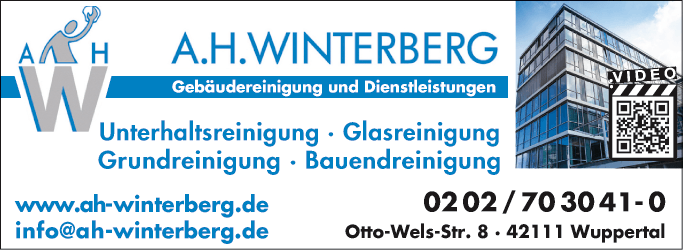Anzeige A.H. Winterberg GmbH & Co. KG