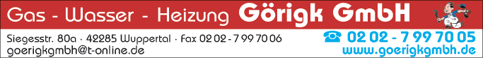 Anzeige Görigk GmbH