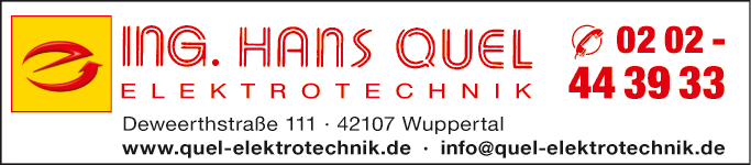 Anzeige Quel Hans, Elektrotechnik GmbH & Co. KG