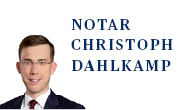 Kundenlogo Notar Christoph Dahlkamp