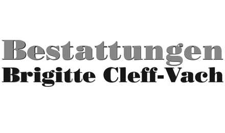 Kundenlogo von Bestattung Cleff-Vach Brigitte