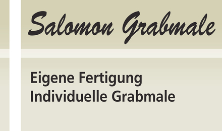 Kundenlogo von Salomon Grabmale Inh. Karl-Josef Salomon e.K.