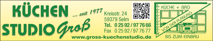 Anzeige Küchenstudio Groß GmbH