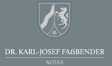 Kundenlogo von Dr. Karl-Josef Faßbender - Notar
