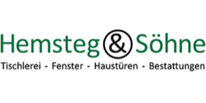 Kundenlogo von Hemsteg & Söhne GmbH & Co. KG Tischlerei