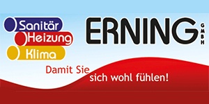 Kundenlogo von Erning GmbH Heizung-Sanitär-Klima