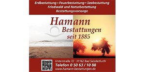 Kundenlogo von Hamann Bestattungen Inh. Gerd Hamann