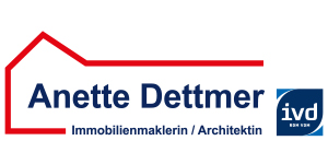 Kundenlogo von Dettmer Anette Immobilienmaklerin, Architektin u. zertifizierte Sachverständige Kundenlogo von Dettmer Anette Immobilienmaklerin, Architektin u. zertifizierte Sachverständige