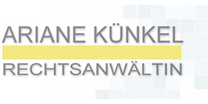 Kundenlogo von Künkel Ariane Rechtsanwältin Kundenlogo von Künkel Ariane Rechtsanwältin