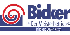 Kundenlogo von Bicker "Der Meisterbetrieb" Holz- und Pelletkessel,  Oliver Kirsch Heizung- und Sanitärinstallation