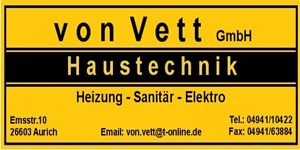 Kundenlogo von von Vett GmbH Heizung und Sanitär