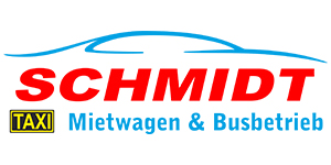 Kundenlogo von Schmidt Taxi Mietwagen und Busbetrieb Mietwagen Taxi
