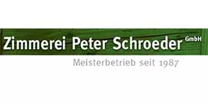 Kundenlogo von Peter Schroeder GmbH Zimmerei-Holzrahmenbau
