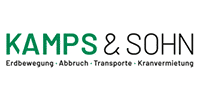 Kundenlogo Kamps & Sohn GmbH Erdbewegung – Abbruch – Transporte - Kranvermietung