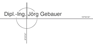 Kundenlogo von Gebauer Jörg Dipl.-Ing. Öffentlich bestellter Vermessungsingenieur
