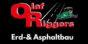 Kundenlogo von Erd- & Asphaltbau-Olaf Riggers Baggerarbeiten