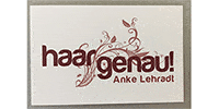 Kundenlogo Haargenau - Anke Lehrradt Friseur