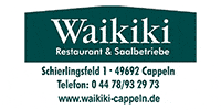 Kundenlogo Waikiki Restaurant-Saalbetriebe