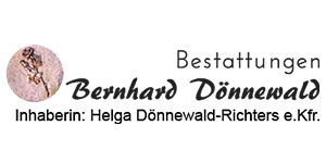 Kundenlogo von Dönnewald Bestattungen Inh. Helga Dönnewald-Richters Kundenlogo von Dönnewald Bestattungen Inh. Helga Dönnewald-Richters