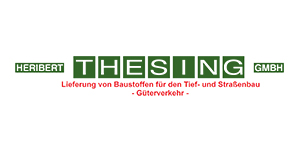 Kundenlogo von Heribert Thesing GmbH Baustoffe,  Transporte