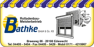 Kundenlogo von Bathke Rolladenbau GmbH & Co. KG