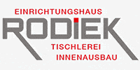 Kundenlogo EINRICHTUNGSHAUS RODIEK OHG Erfahrung und Rodiek – zwei Dinge, die zusammen gehören.