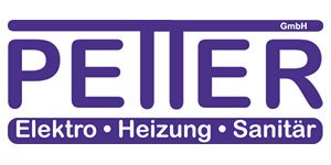 Kundenlogo von PETTER GmbH Elektro Heizung Sanitär Kundenlogo von PETTER GmbH Elektro Heizung Sanitär